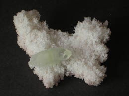 Related Double terminated Apophyllite on white matrix